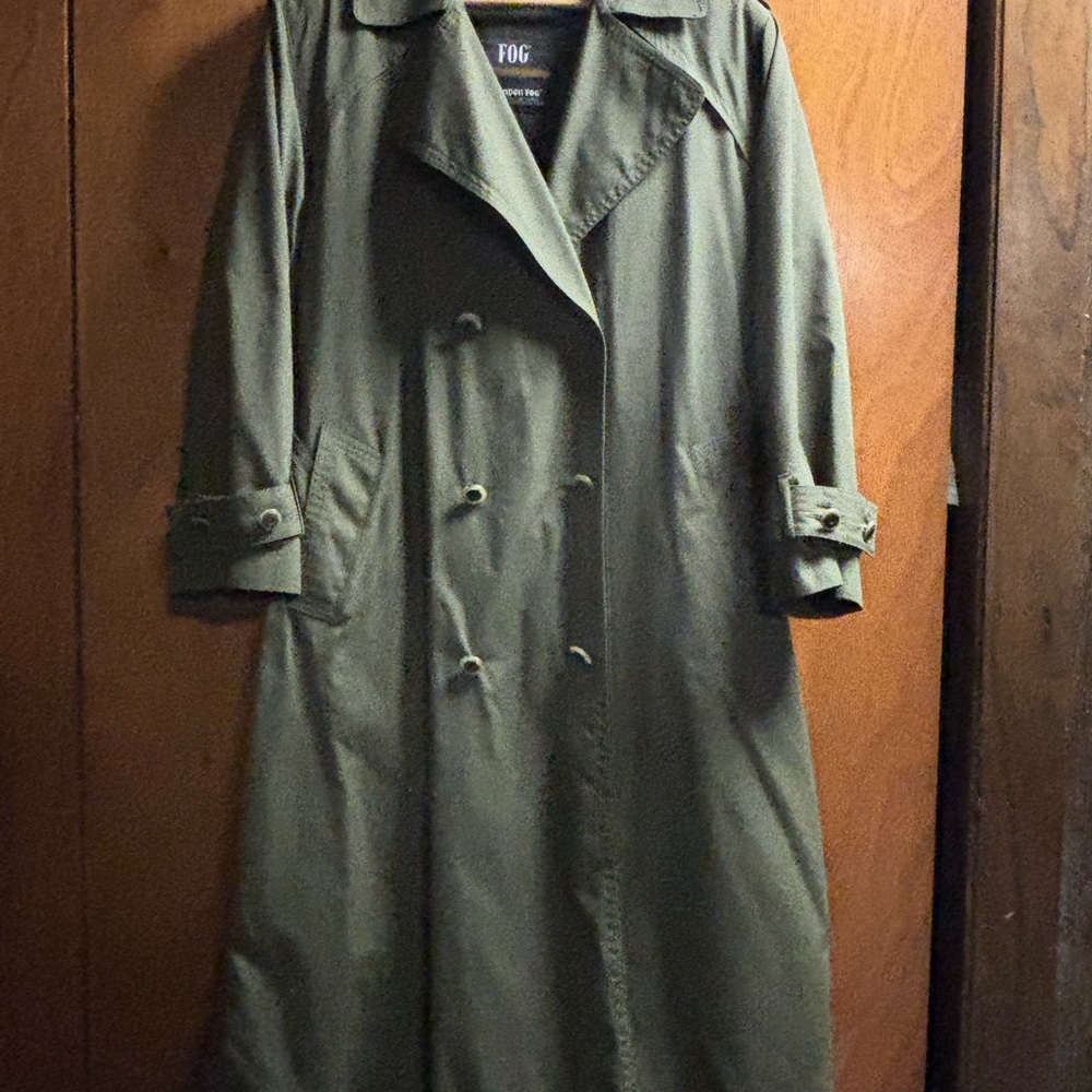 London Fog Olive Trench Coat